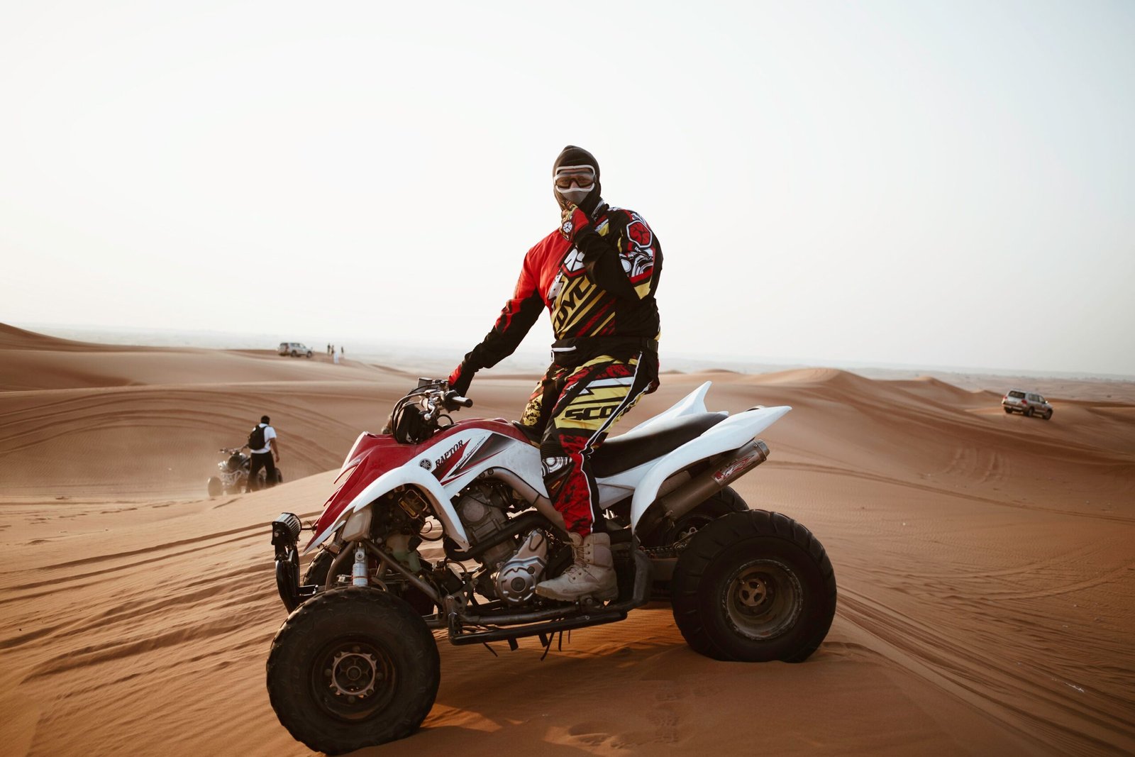 Quad Bike Carving S-Curve Sand Slalom on Kanoi Dunes